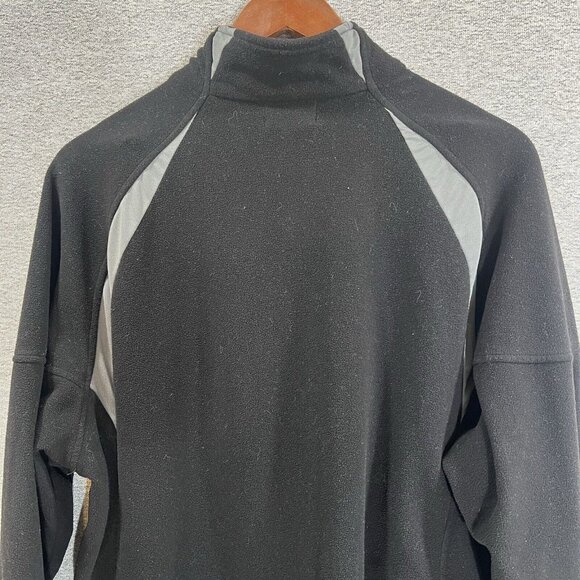BMW Full Zip Fleece Jacket Mens Size XL Zipper Pockets Black - Picture 6 of 12